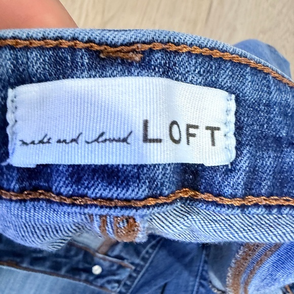 LOFT Denim Cuffed Women's Jeans - Blue - Picture 5 of 6